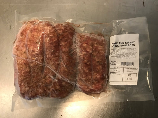 Pork and Chilli Sausages